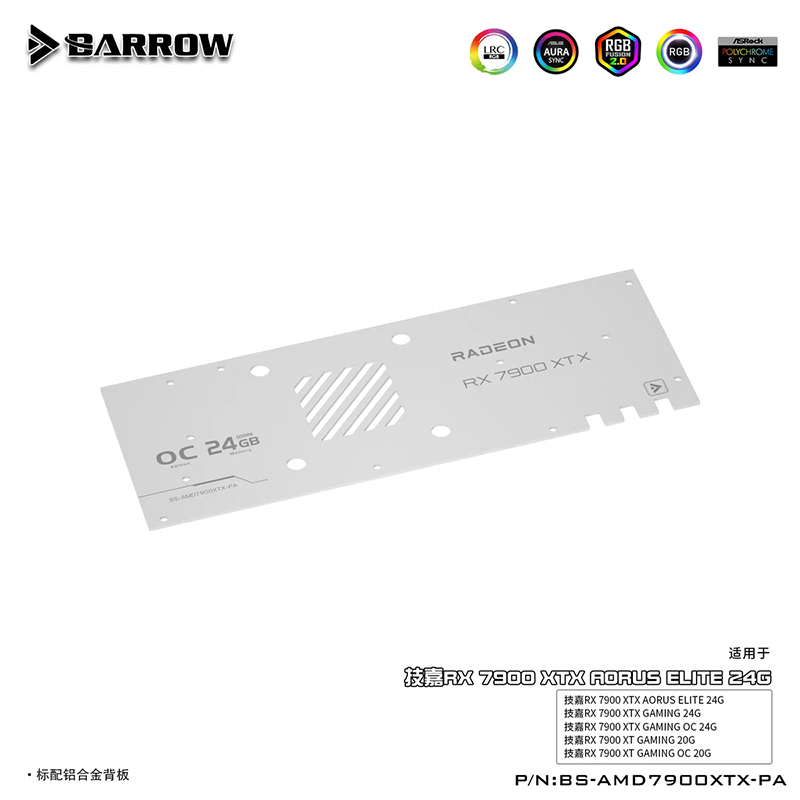 BARROW Water Block For Gigabyt - đánh giá và giá Rx 7900 Xt 20Gb